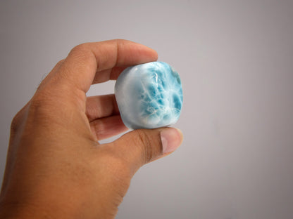 Larimar Stone Freeform Tumble, San Pedro