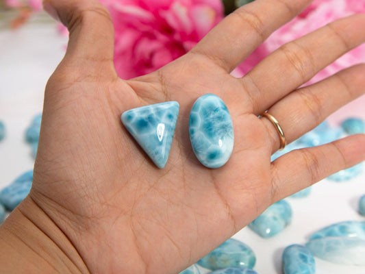 Larimar Cabochon Set, Calm