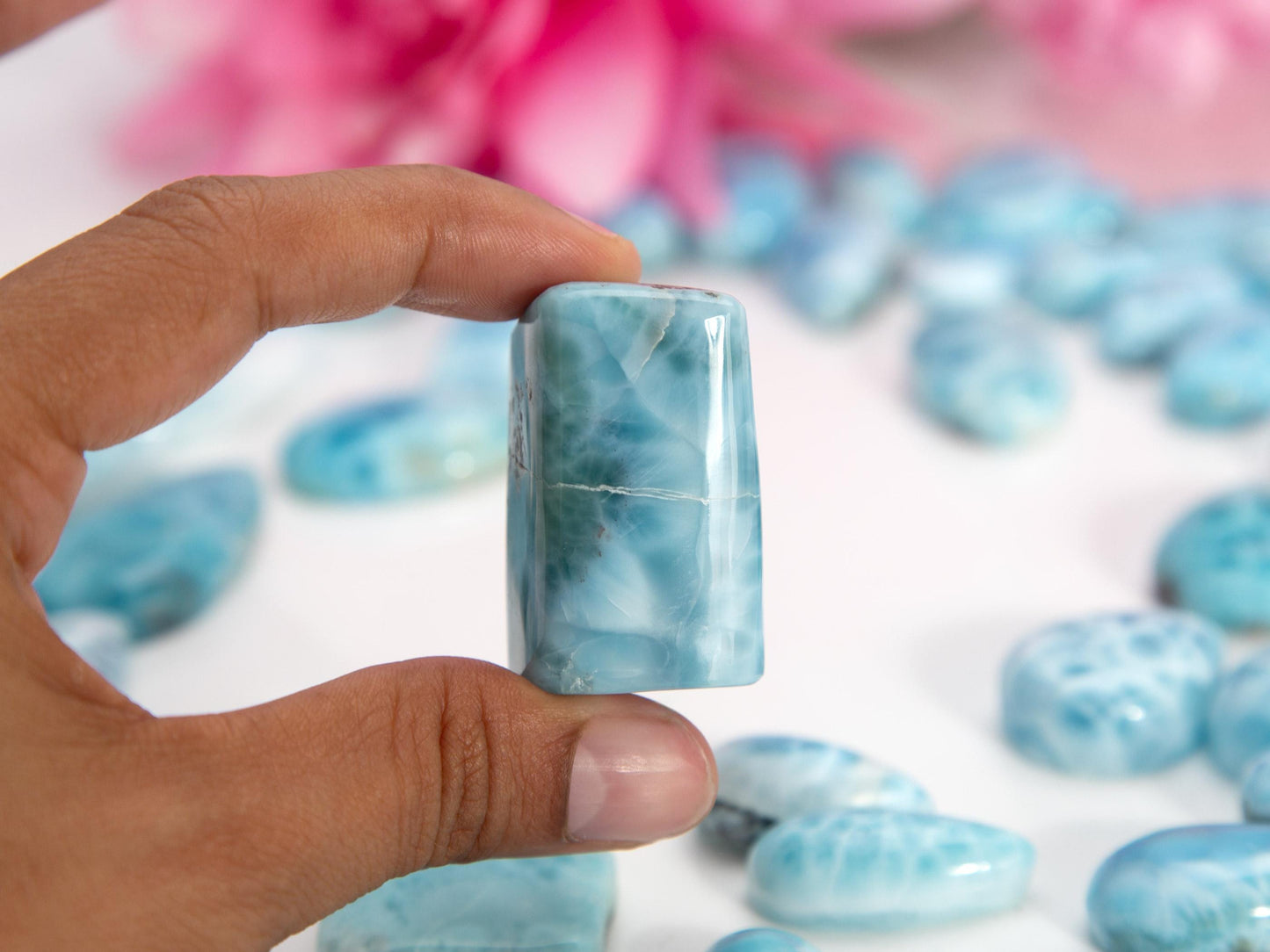 Larimar Stone Tumble, Zun