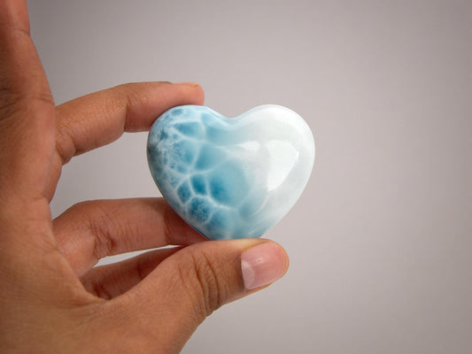 Bicolor Larimar Heart, Olivia