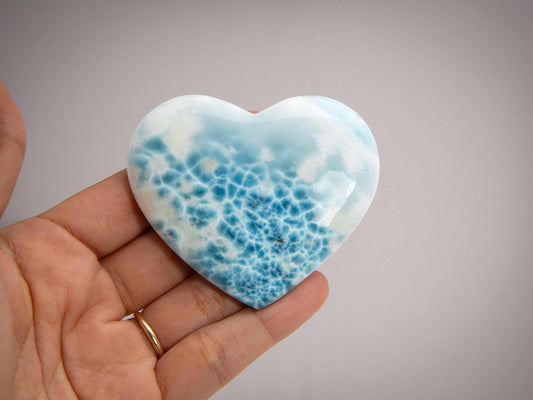 Double-sided Larimar Heart, Nova