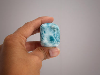 Larimar Stone Freeform Tumble, San Pedro