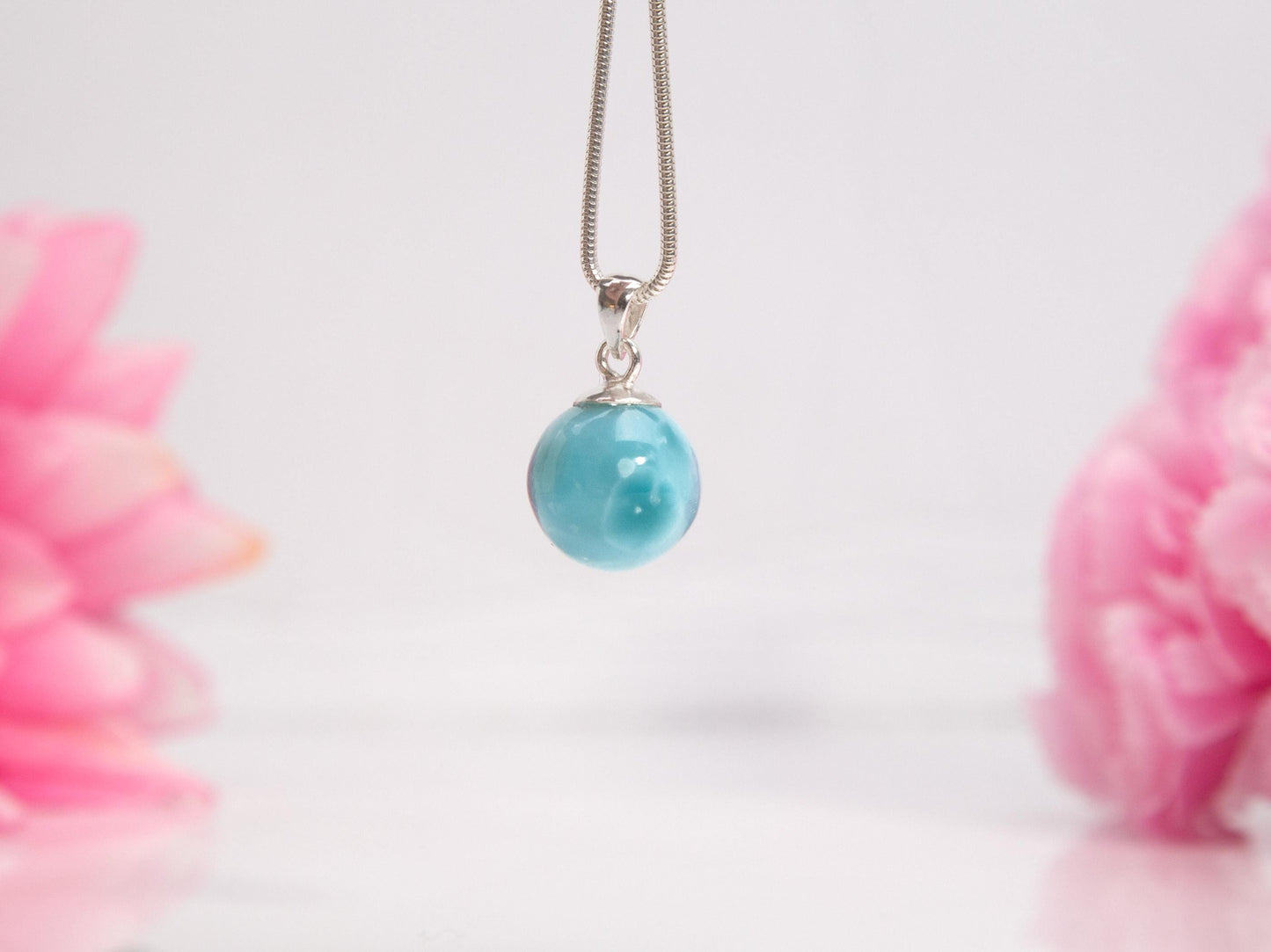 Larimar Sphere Pendant, Ola