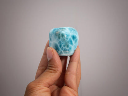 Larimar Stone Freeform Tumble, San Pedro