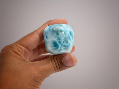 Larimar Stone Freeform Tumble, San Pedro