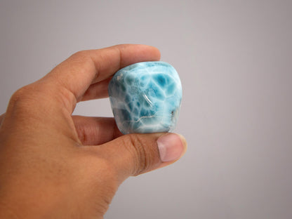 Larimar Stone Freeform Tumble, San Pedro