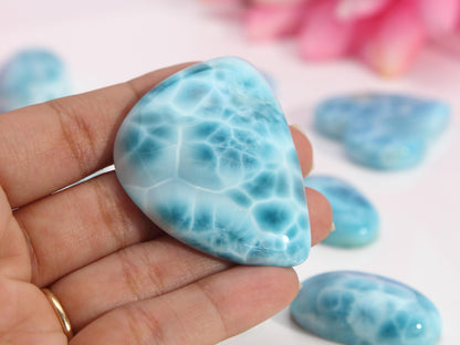 Larimar Stone Cabochon, Josue