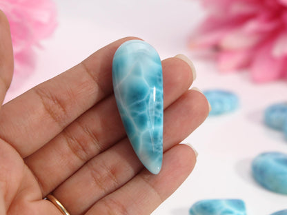 Larimar Stone Cabochon, Oceania