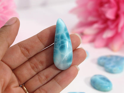 Larimar Stone Cabochon, Oceania