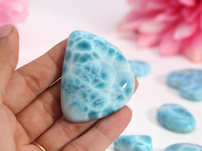 Larimar Stone Cabochon, Josue