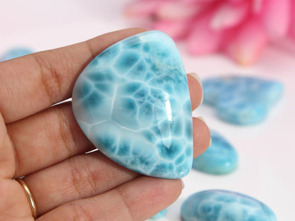 Larimar Stone Cabochon, Josue